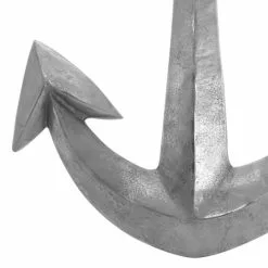 WOMO-DESIGN Statuettes Et Figurines Ancre Décorative En Aluminium Argent 60 X 86 X 3 Cm -Vases Soldes ancre decorative en aluminium argent 60 x 86 x 3 cm 3