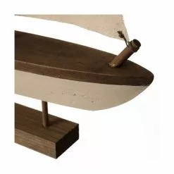 Wadiga Statuettes Et Figurines Bateau à Voiles Décoratif Bois -Vases Soldes bateau a voiles decoratif bois 2