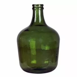 Maison Tilleul Vases Bonbonne Dame Jeanne 12L Vert