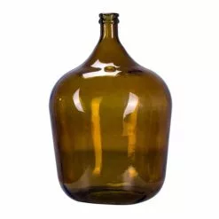 Maison Tilleul Vases Bonbonne Dame Jeanne 34L Marron