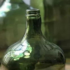 Maison Tilleul Vases Bonbonne Dame Jeanne 4L Vert -Vases Soldes bonbonne dame jeanne 4l vert 4