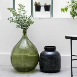 Passage Vernet Vases Bonbonne En Aluminium Noir -Vases Soldes bonbonne en aluminium noir 2