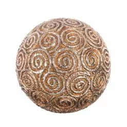 Ixia Statuettes Et Figurines Boule Décorative En Résine Argentée D10cm -Vases Soldes boule decorative en resine argentee d10cm 22