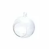 Graine Créative Vases Boule Verre Ouverte 8cm -Vases Soldes boule verre ouverte 8cm