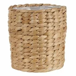 Beliani Vases Cache-pot D'intérieur En Bois Solide Beige H17 19 24 -Vases Soldes cache pot d interieur en bois solide beige h17 19 24 4