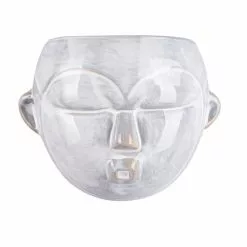 Present Time Vases Cache-pot Mural En Céramique Blanche H18cm -Vases Soldes cache pot mural en ceramique blanche h18cm 2