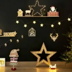 Maisons Du Monde Décorations à Poser De Noël Cloche En Verre Décor De Noël Lumineux -Vases Soldes cloche en verre decor de noel lumineux 1000 2 34 196998 6