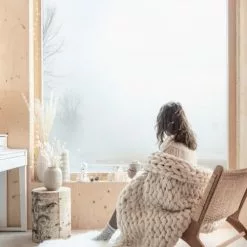 Maisons Du Monde Décorations à Poser De Noël Déco De Noël Maison Lumineuse En Céramique Blanche - Lot De 2 -Vases Soldes deco de noel maison lumineuse en ceramique blanche 1000 12 9 197178 3