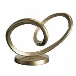 MACABANE Statuettes Et Figurines Décoration Aluminium Doré