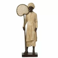 Ixia Statuettes Et Figurines Décoration Homme Indien Debout H40cm
