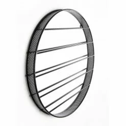 MACABANE Statuettes Et Figurines Etagère Range-bouteilles Vin 5 Niveaux 9 Bouteilles Ronde Métal Noir -Vases Soldes etagere range bouteilles vin 5 niveaux 9 bouteilles ronde metal noir 5