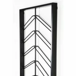 MACABANE Statuettes Et Figurines Etagère Range-bouteilles Vin 8 Niveaux 16 Bouteilles Métal Noir -Vases Soldes etagere range bouteilles vin 8 niveaux 16 bouteilles metal noir 4