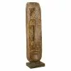 MOYCOR Statuettes Et Figurines Figure Sculptée En Bois Marron -Vases Soldes figure sculptee en bois marron