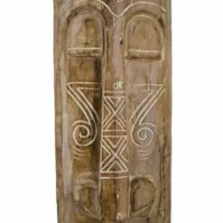 MOYCOR Statuettes Et Figurines Figure Sculptée En Bois Marron -Vases Soldes figure sculptee en bois marron 2