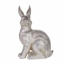 Beliani Statuettes Et Figurines Figurine Décorative Lapin 35 Cm -Vases Soldes figurine decorative lapin 35 cm 2