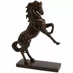 Amadeus Statuettes Et Figurines Grand Cheval Décoratif Sur Socle