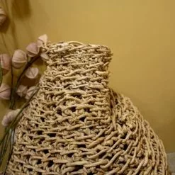 Now’s Home Vases Jarre Décorative En Fibre D'abaca -Vases Soldes jarre decorative en fibre d abaca 2