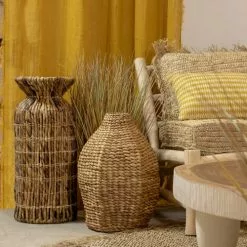 Now’s Home Vases Jarre En Fibre D'abaca H60cm -Vases Soldes jarre en fibre d abaca h60cm 3