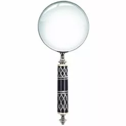 Signes Grimalt Statuettes Et Figurines Loupe Décorative Noire Et Blanche