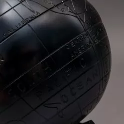 Dutchbone Statuettes Et Figurines Mappemonde En Aluminium Noir H27cm -Vases Soldes mappemonde en aluminium noir h27cm 5