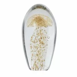 Maisons Du Monde Statuettes Et Figurines Méduse Déco Dorée En Verre 16x8