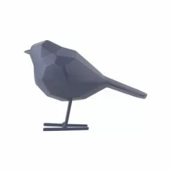 Pt Living Statuettes Et Figurines Oiseau En Résine Mat Origami 17cm Bleu -Vases Soldes oiseau en resine mat origami 17cm bleu 2