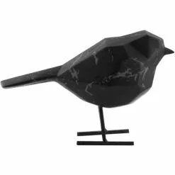 Pt' Statuettes Et Figurines Oiseau En Résine Noir Effet Marbre Origami Petit Modèle -Vases Soldes oiseau en resine noir effet marbre origami petit modele 2