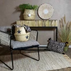 Pirouette Paris Statuettes Et Figurines Panier Cache-pot En Jonc De Mer D30 X H10 -Vases Soldes panier cache pot en jonc de mer d30 x h10 16