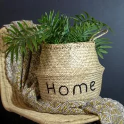 Pirouette Paris Statuettes Et Figurines Panier Cache-pot En Jonc De Mer D30 X H10 -Vases Soldes panier cache pot en jonc de mer d30 x h10 2