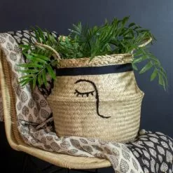 Pirouette Paris Statuettes Et Figurines Panier Cache-pot En Jonc De Mer D30 X H10 -Vases Soldes panier cache pot en jonc de mer d30 x h10 7