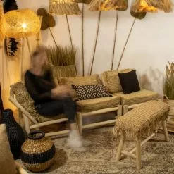 Now’s Home Vases Panier En Jacinthe D'eau D37cm -Vases Soldes panier en jacinthe d eau d37cm 4