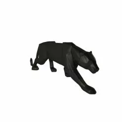 Potiron Paris Statuettes Et Figurines Panthère Décorative Noire, Statuette Origami En Polyrésine -Vases Soldes panthere decorative noire statuette origami en polyresine 3