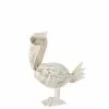 LANADECO Statuettes Et Figurines Pélican Noix De Coco/bois Albasia Blanc H35cm -Vases Soldes pelican noix de coco bois albasia blanc h35cm