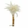 Pirouette Paris Statuettes Et Figurines Plumeau Décoratif En Bambou Et Plumes Blanc -Vases Soldes plumeau decoratif en bambou et plumes blanc