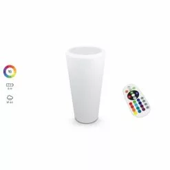 Oviala Vases Pot De Fleurs LED Rechargeable Multicolore -Vases Soldes pot de fleurs led rechargeable multicolore 4