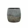 Now’s Home Vases Pot En Verre Gris Taupe H16 -Vases Soldes pot en verre gris taupe h16