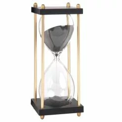 Maisons Du Monde Sabliers Sablier En Verre Sur Base Noire