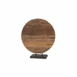 Dijk Statuettes Et Figurines Sculpture Lame En Teck Sur Pied H59cm