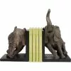 Kare Design Statuettes Et Figurines Serre-livres éléphants En Polyrésine Marron H25 -Vases Soldes serre livres elephants en polyresine marron h25