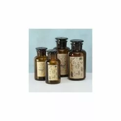 Wadiga Statuettes Et Figurines Set De 2 Flacons Décoratifs En Verre H18cm -Vases Soldes set de 2 flacons decoratifs en verre h18cm 3