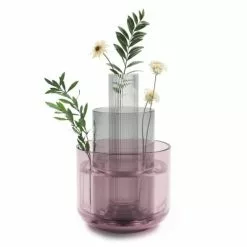 Umbra Set De 3 Vases Layla Verre Multicolore -Vases Soldes set de 3 vases layla verre multicolore 5