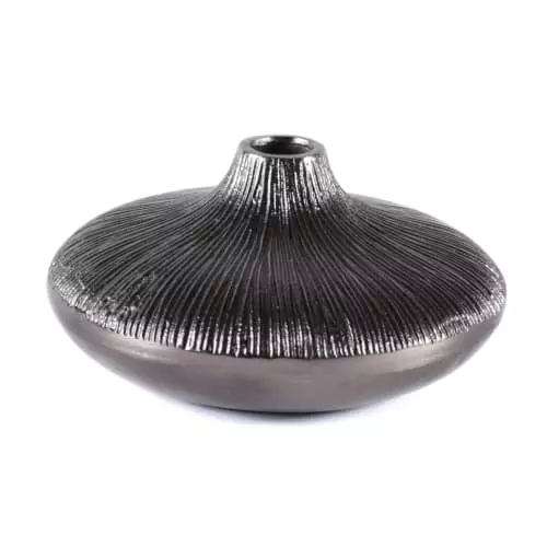 Zago Vases Soliflore En Métal Noir D25cm 5 Zago Vases Soliflore En Métal Noir D25cm – Image 3