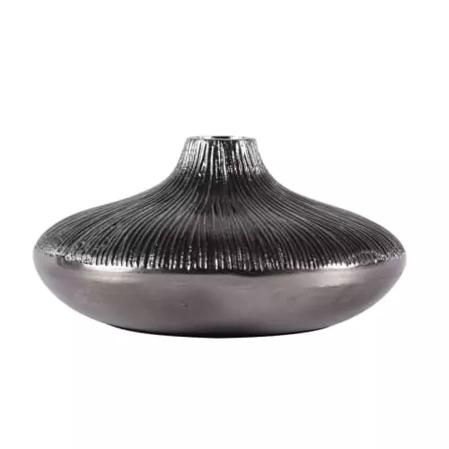 Zago Vases Soliflore En Métal Noir D25cm 3 Zago Vases Soliflore En Métal Noir D25cm