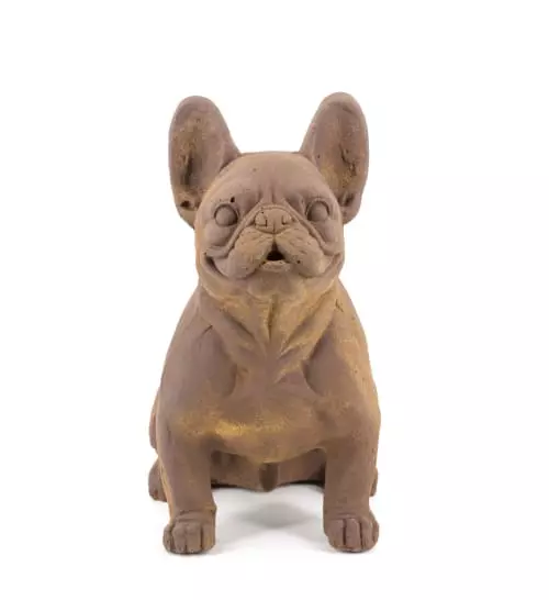 MOYCOR Statuettes Et Figurines Statue Bulldog En Résine Marron 4 MOYCOR Statuettes Et Figurines Statue Bulldog En Résine Marron – Image 2