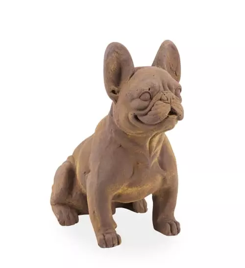 MOYCOR Statuettes Et Figurines Statue Bulldog En Résine Marron 3 MOYCOR Statuettes Et Figurines Statue Bulldog En Résine Marron