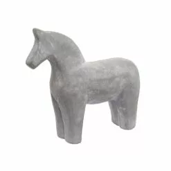 Sia Deco Statuettes Et Figurines Statue Cheval En Grès Cérame H20