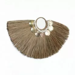 Bazar Bizar Statuettes Et Figurines Statue D'alang Alang Herbe Et Coquillage Sur Socle En Métal -Vases Soldes statue d alang alang herbe et coquillage sur socle en metal 3