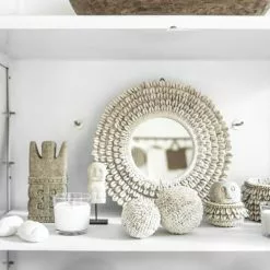 Bazar Bizar Statuettes Et Figurines Statue D'homme En Grès Sur Socle Métallique -Vases Soldes statue d homme en gres sur socle metallique 2