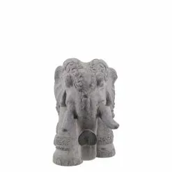 MOYCOR Statuettes Et Figurines Statue éléphant En Résine Gris -Vases Soldes statue elephant en resine gris 2