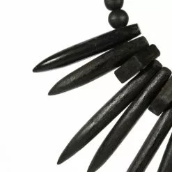 Bazar Bizar Statuettes Et Figurines Statue En Bois Et Herbe Rayung Sur Socle En Métal -Vases Soldes statue en bois et herbe rayung sur socle en metal 4